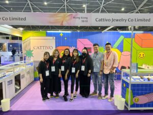 temporary staffing at jewelry fair in Singapore for a Hong Kong-based exhibitor, Cattivo Jewelry.
