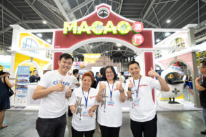 Cultivar Staffing & Search and team at its temp staffing project site NATAS Travel Fair 2023, located at Singapore Expo Hall 4 and 5.