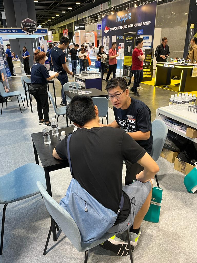 Temporary event staffing and retail promoters in Singapore exhibition